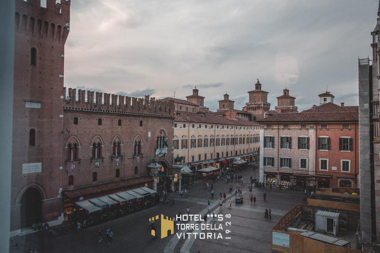 Hotel Torre Della Vittoria 1928 Ferrara Bagian luar foto